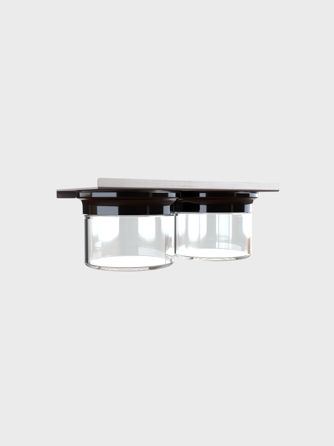 Laundry Jars Under Cabinet Organizer and Under Shelf Soap Jar