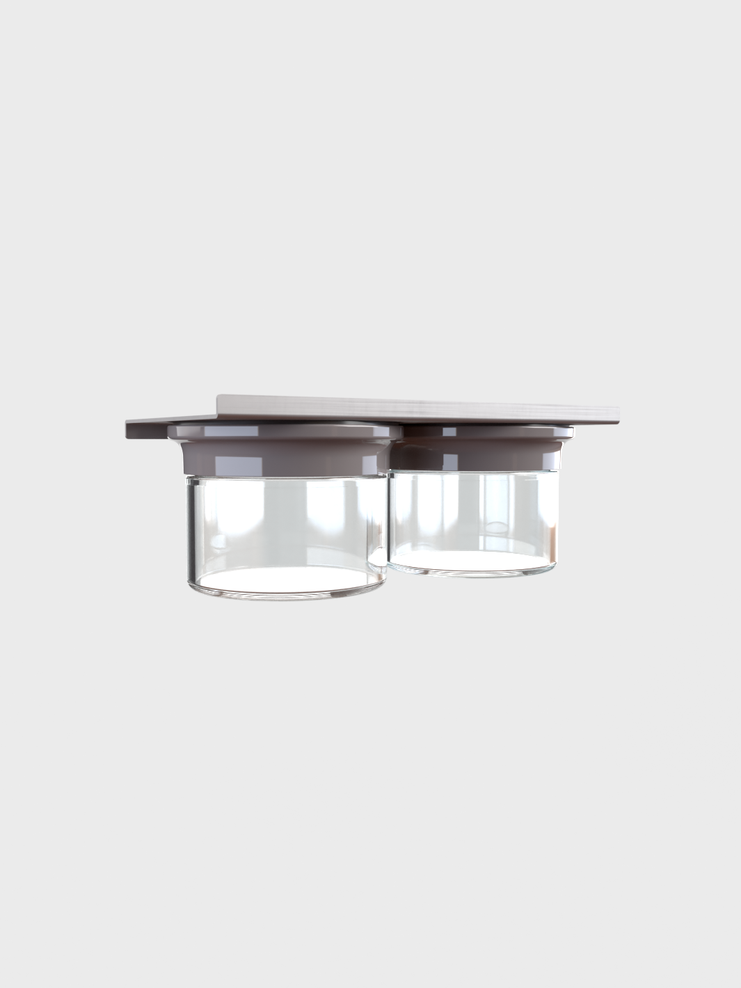 Laundry Jars Under Cabinet Organizer and Under Shelf Soap Jar