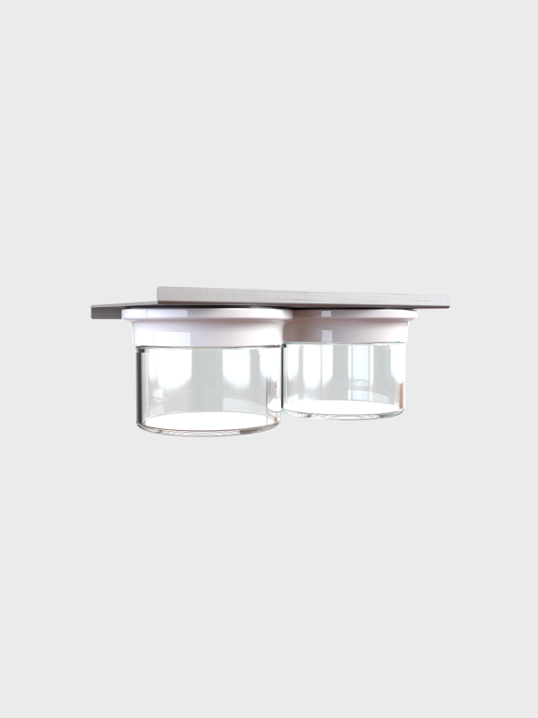 Laundry Jars Under Cabinet Organizer and Under Shelf Soap Jar