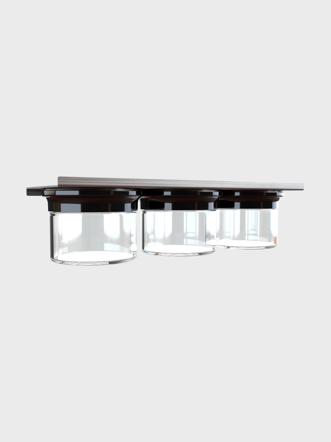 Laundry Jars Under Cabinet Organizer and Under Shelf Soap Jar