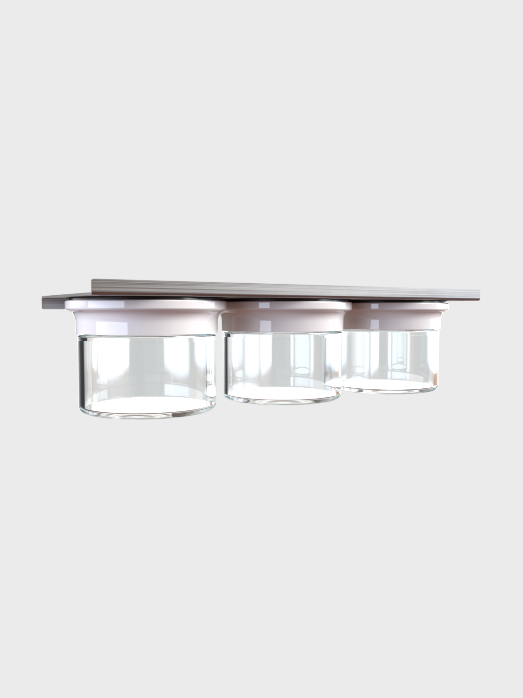 Laundry Jars Under Cabinet Organizer and Under Shelf Soap Jar