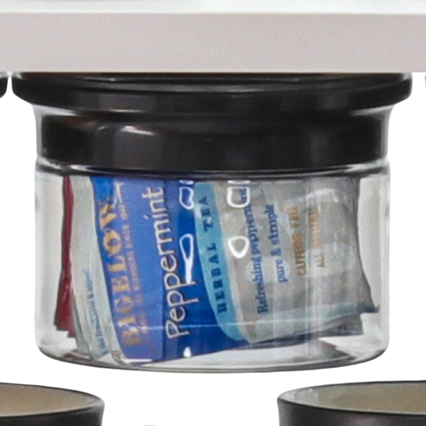 Kitchen Space Saving Stash Jars Organizer for Cabinets