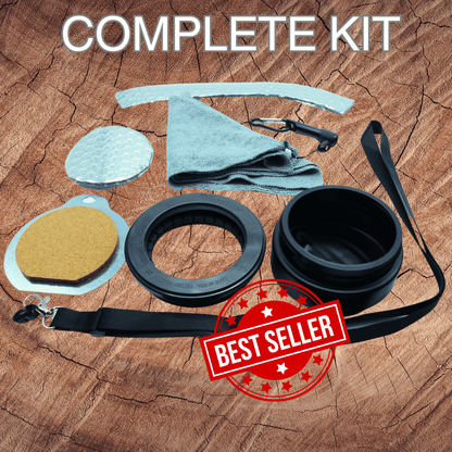 EZ Beaver Bait Buddy complete kit with small tackle box, bait holder, cleaning cloth, and accessories for fishing. Best seller in durable tackle gear.