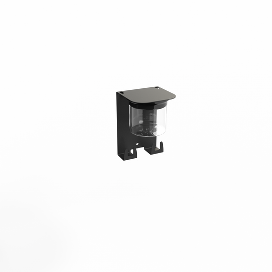 Small Wall Mounted Key Holder with 4.75 inch Entryway Shelf