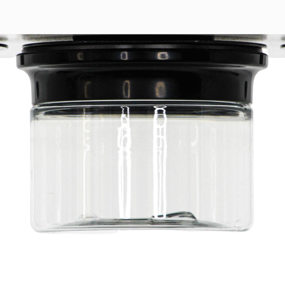 Bathroom Air Tight Stash Jars Canister Set, Unique Under Shelf Organizer