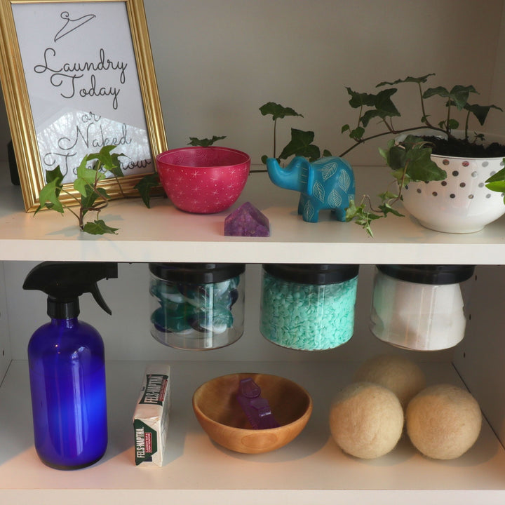 Laundry Room Stash Jars & Space Saving Canisters